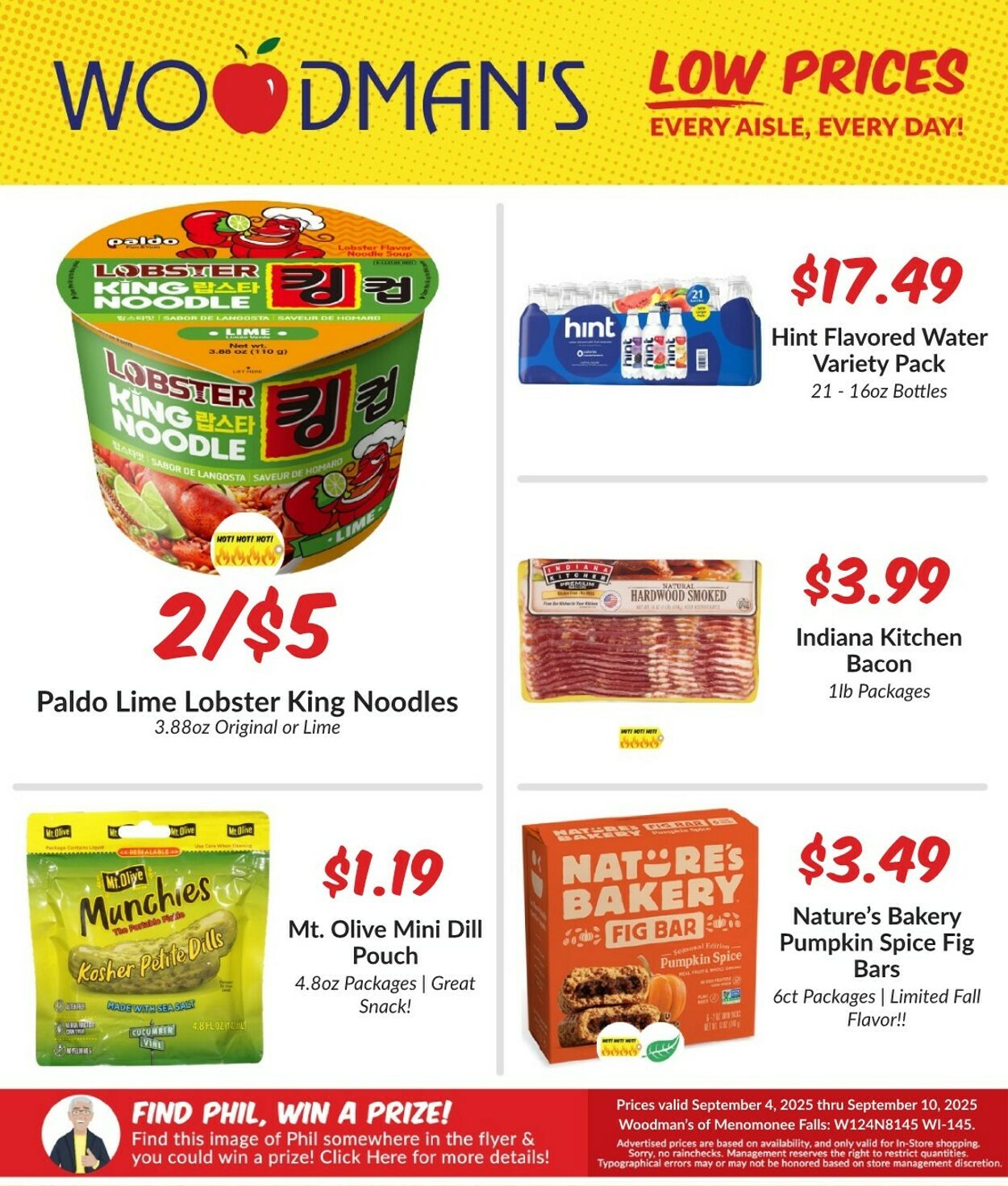 Weekly ad Woodman's Market 09/04/2025 - 09/10/2025