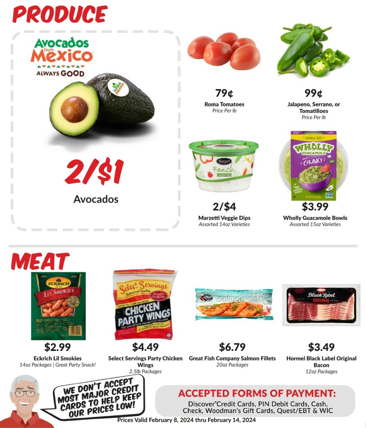 Weekly ad Woodman's Market 02/08/2024 - 02/14/2024