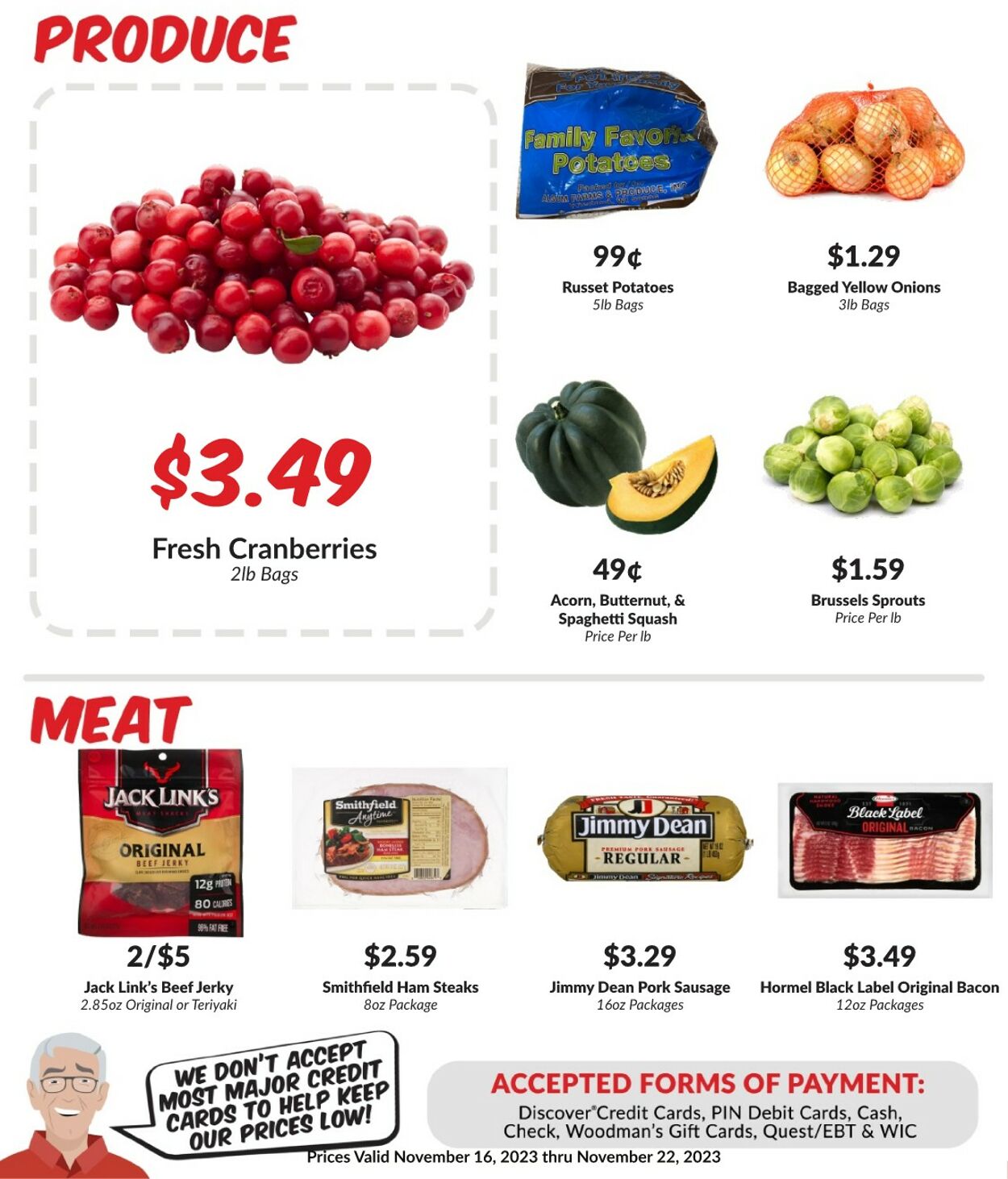 Weekly ad Woodman's Market 11/16/2023 - 11/22/2023