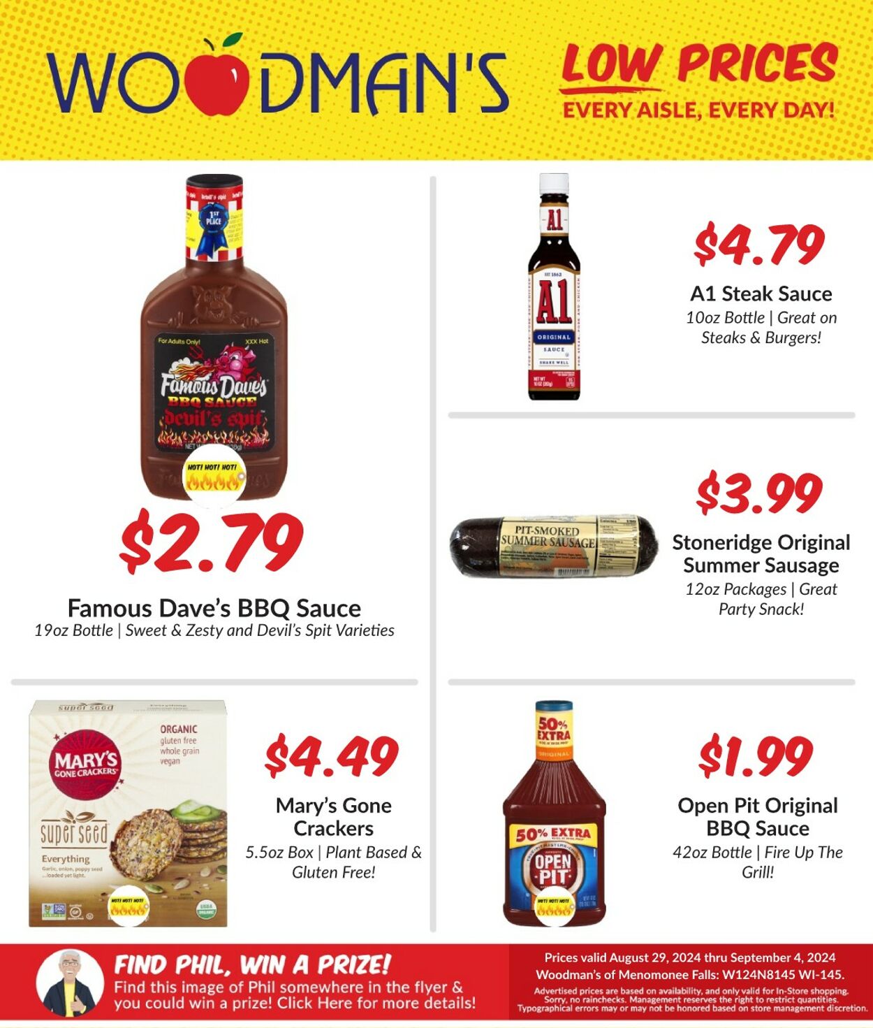 Weekly ad Woodman's Market 08/29/2024 - 09/04/2024