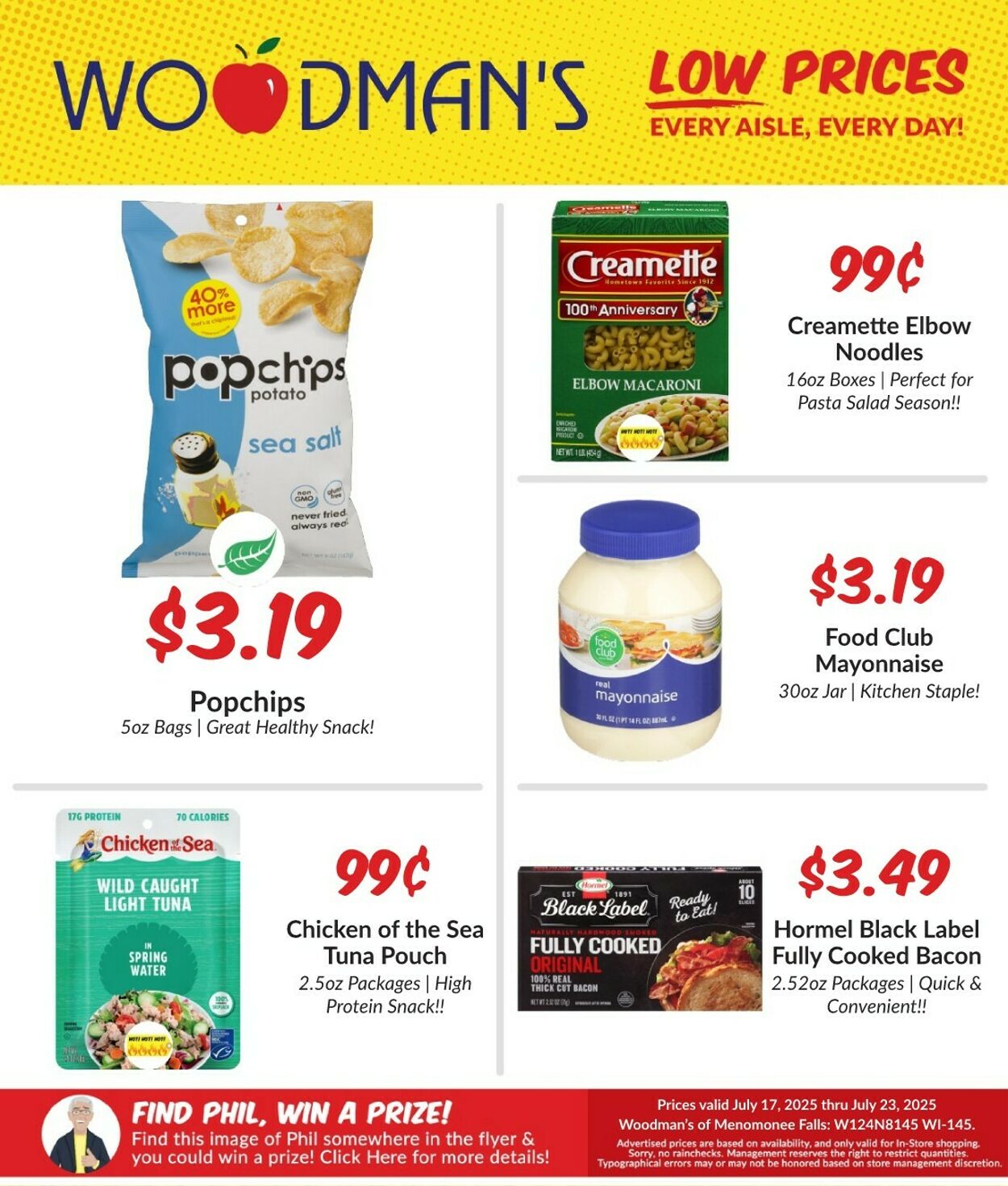 Weekly ad Woodman's Market 07/17/2025 - 07/23/2025