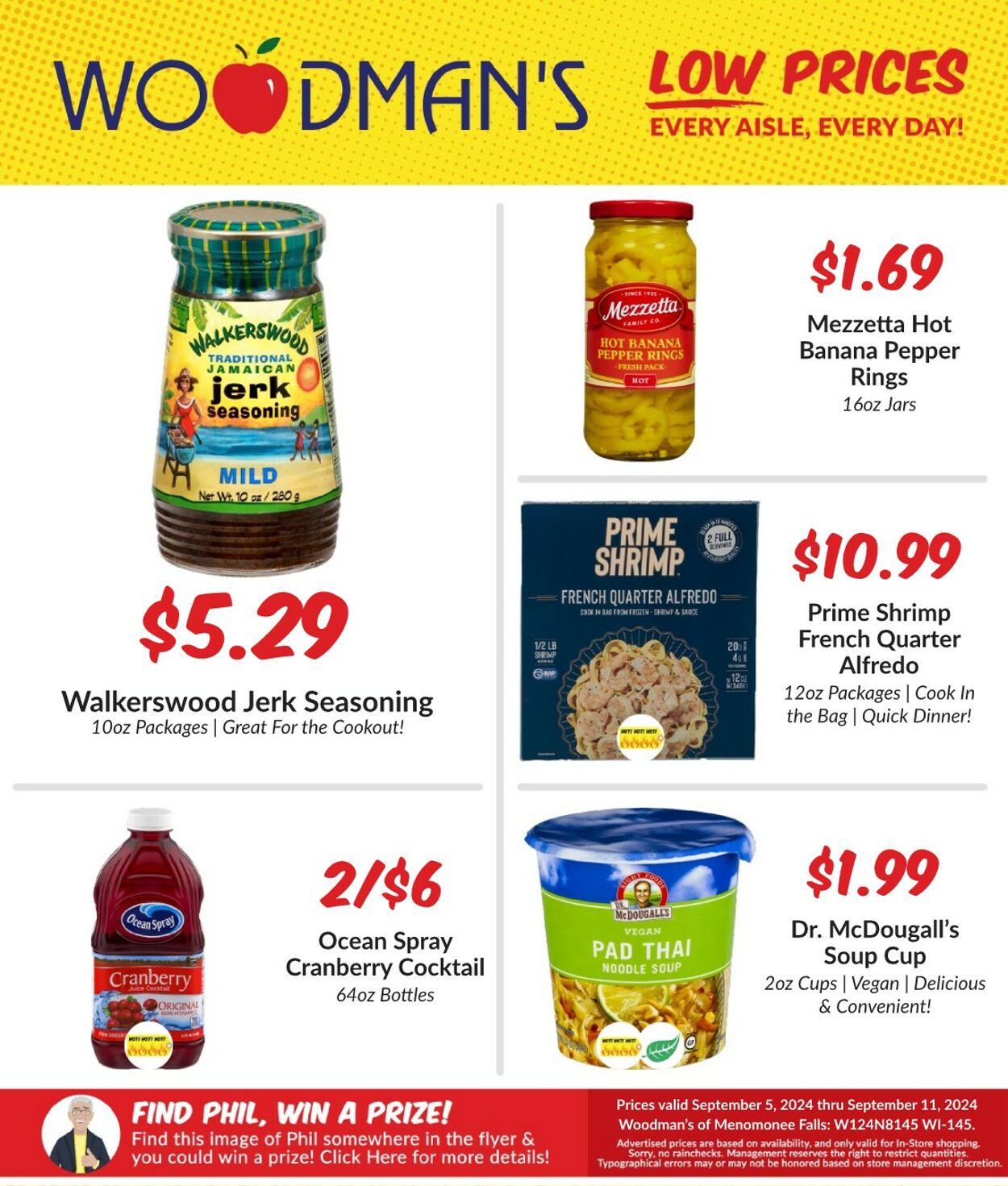 Weekly ad Woodman's Market 09/05/2024 - 09/11/2024