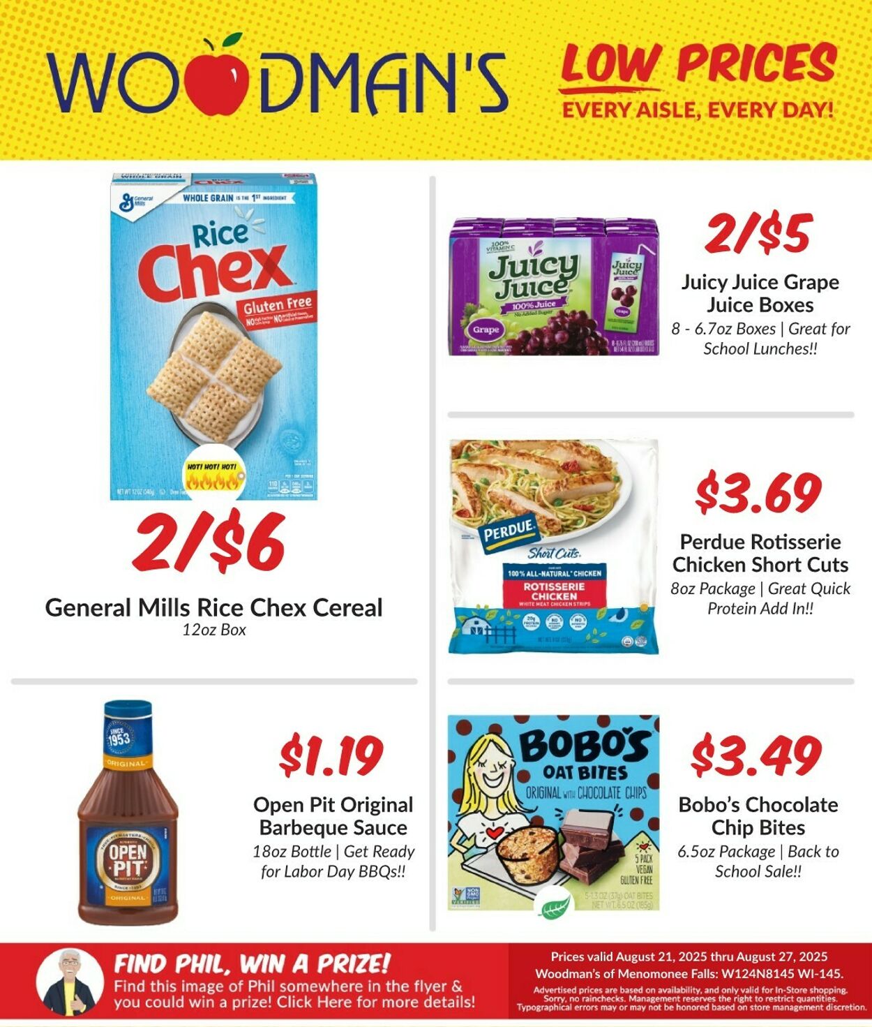 Weekly ad Woodman's Market 08/21/2025 - 08/27/2025
