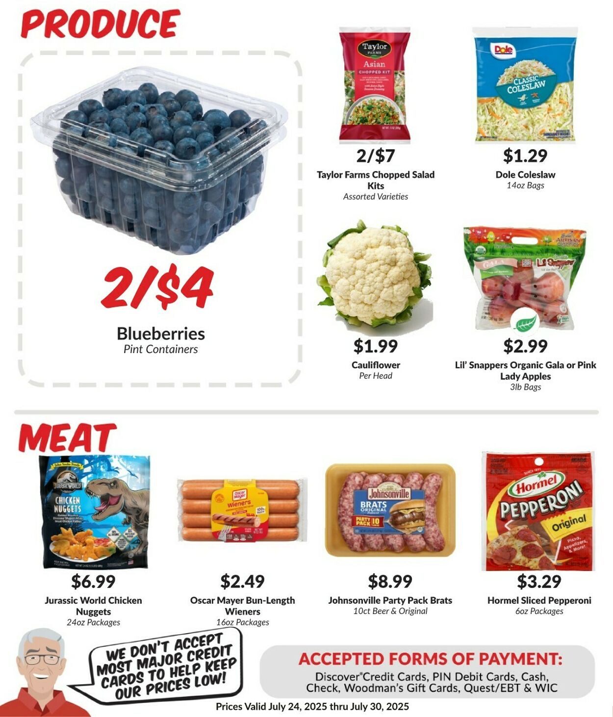 Weekly ad Woodman's Market 07/24/2025 - 07/30/2025