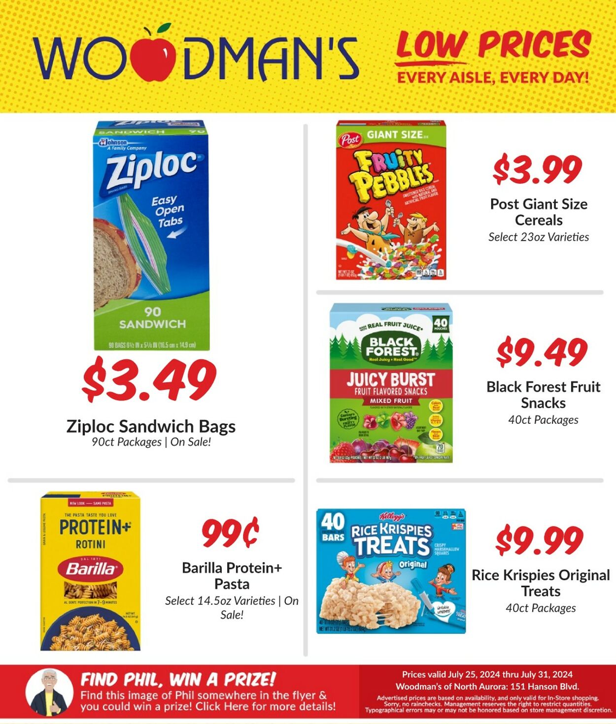 Weekly ad Woodman's Market 07/25/2024 - 07/31/2024