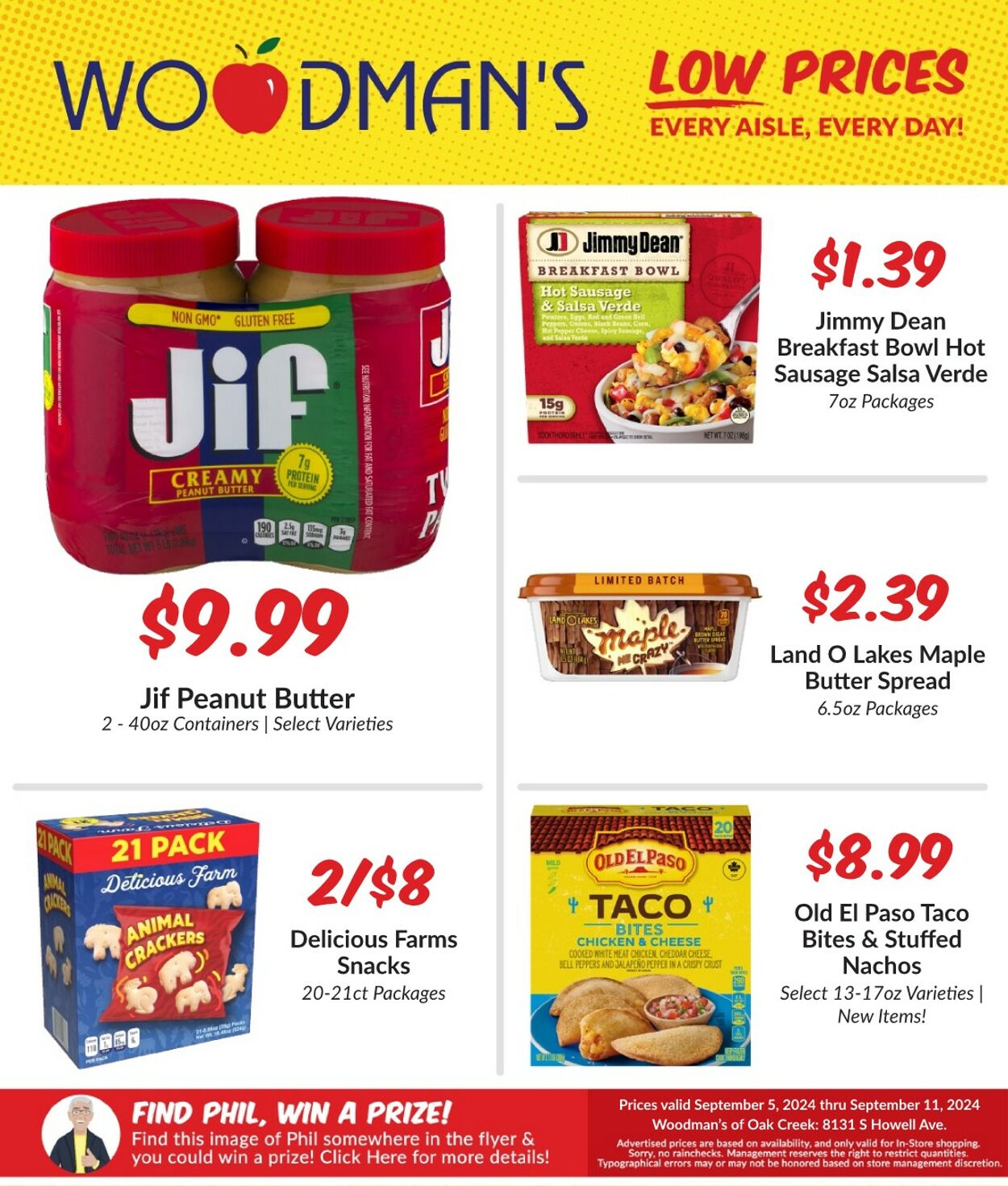 Weekly ad Woodman's Market 09/05/2024 - 09/11/2024