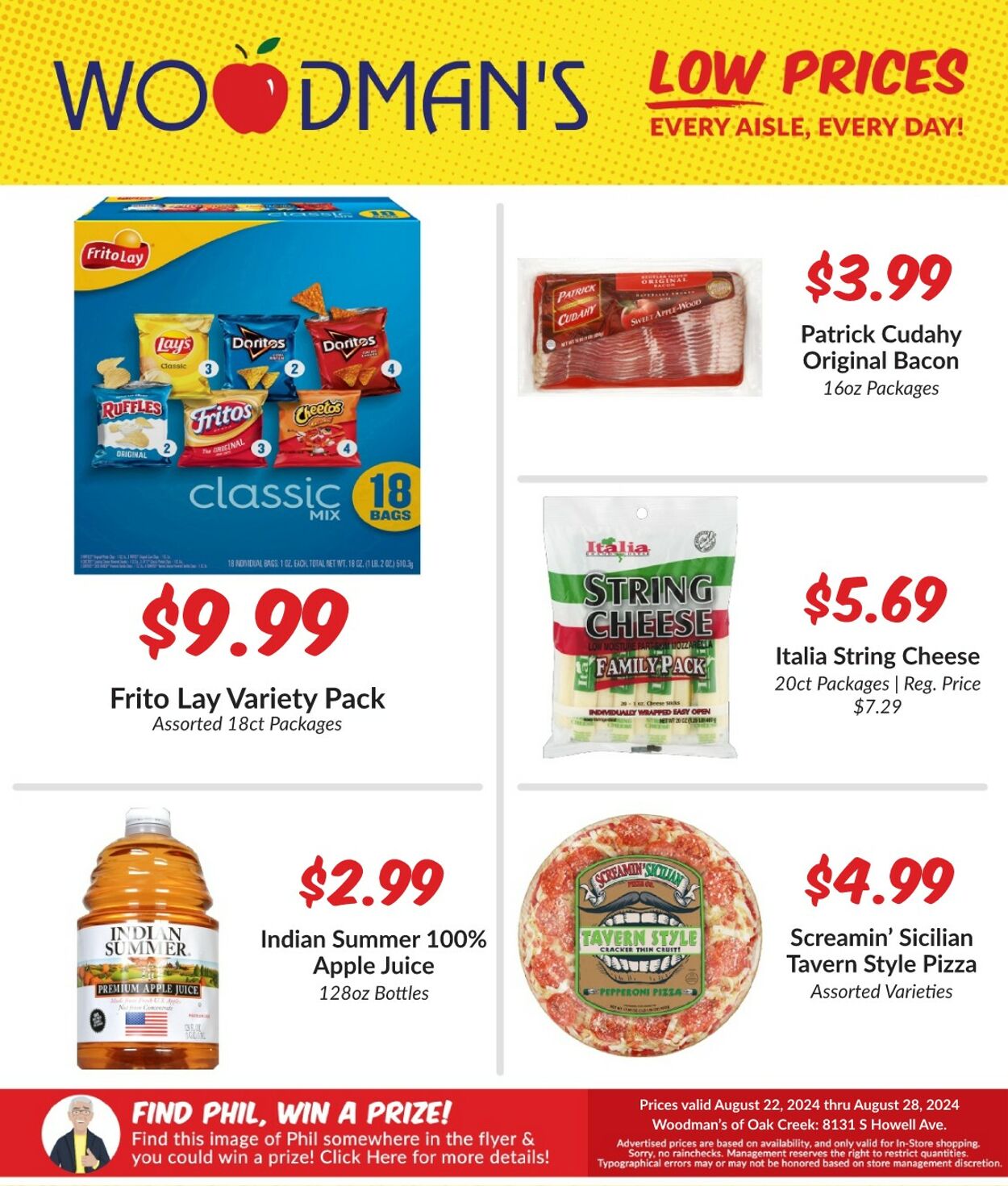 Weekly ad Woodman's Market 08/22/2024 - 08/28/2024