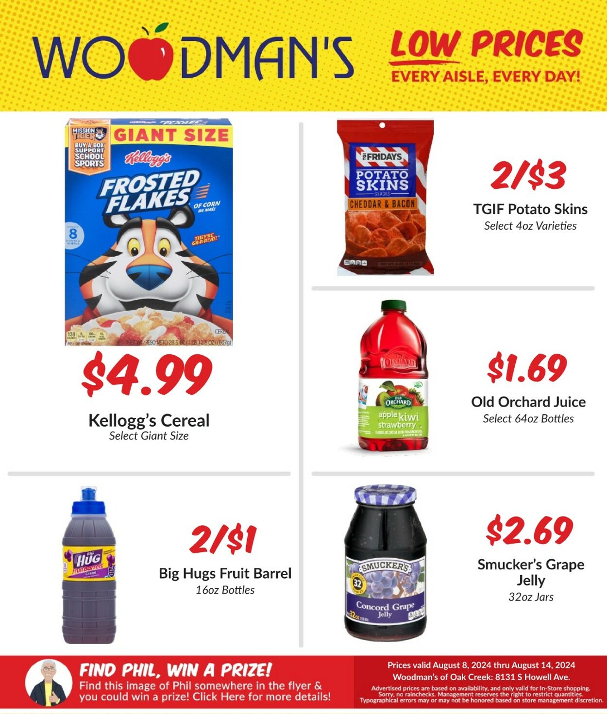 Weekly ad Woodman's Market 08/08/2024 - 08/14/2024