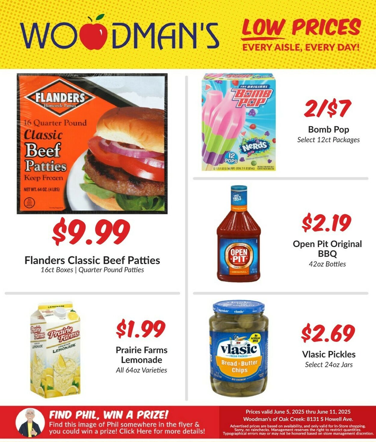 Weekly ad Woodman's Market 06/05/2025 - 06/11/2025