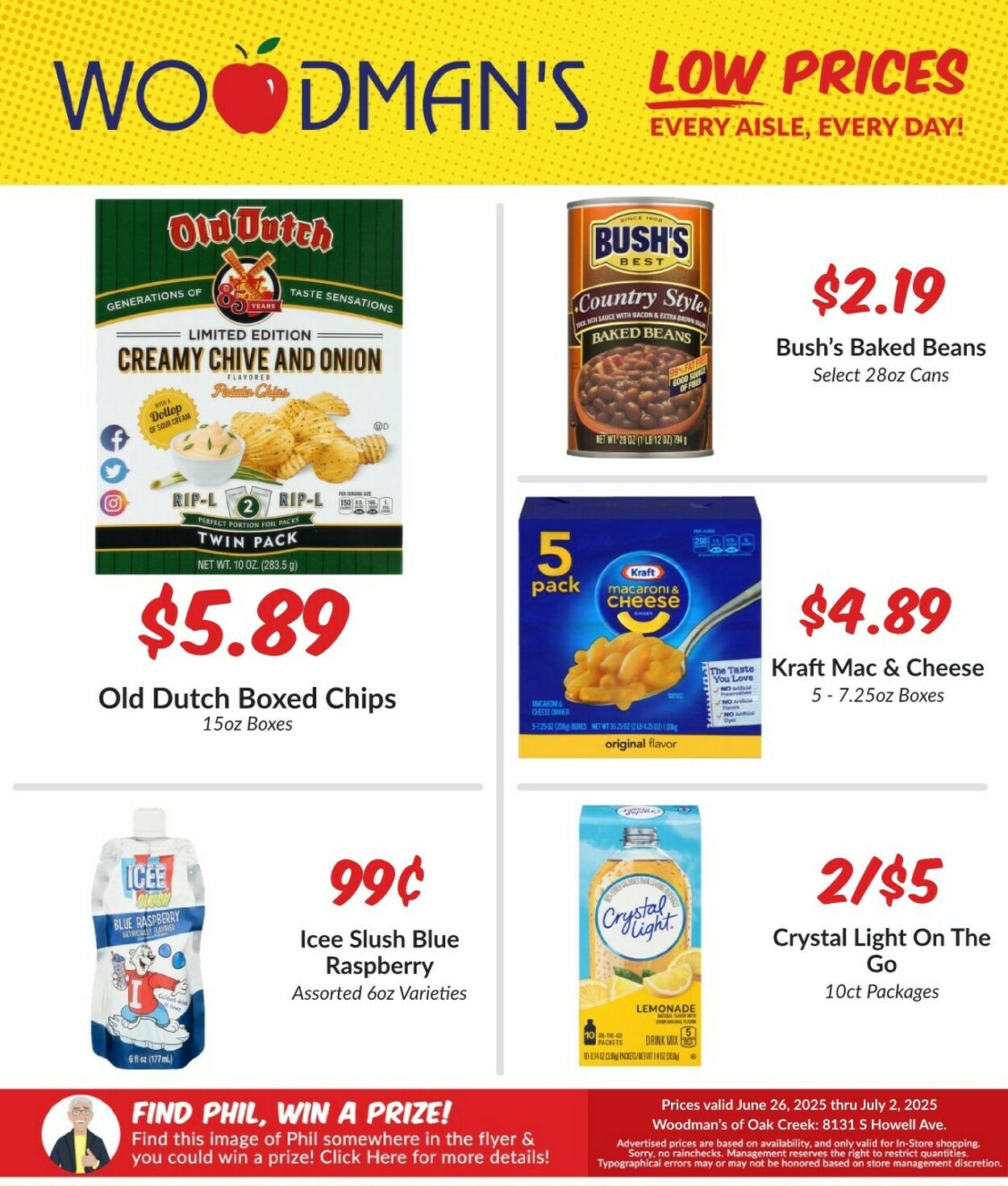 Weekly ad Woodman's Market 06/26/2025 - 07/02/2025