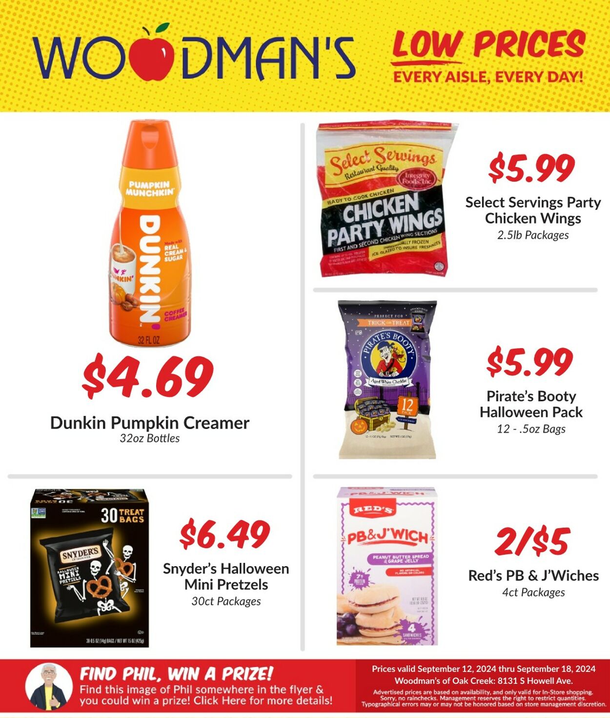 Weekly ad Woodman's Market 09/12/2024 - 09/18/2024