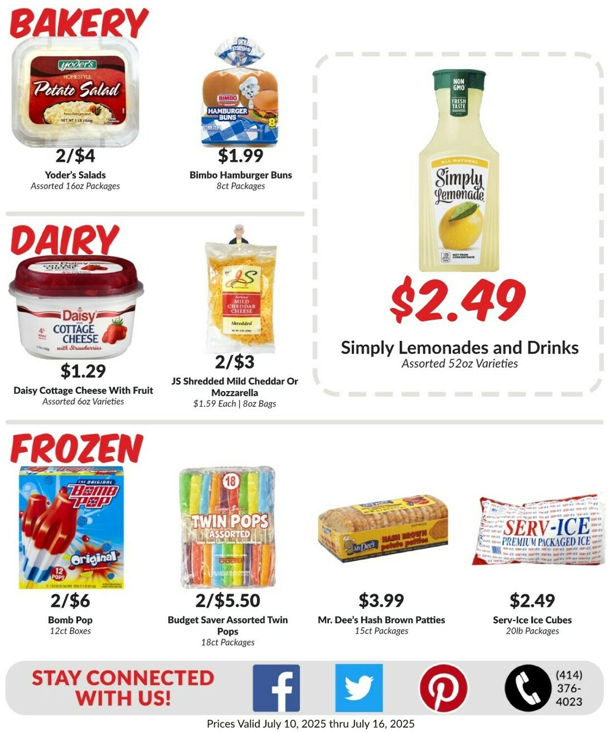 Weekly ad Woodman's Market 07/10/2025 - 07/16/2025