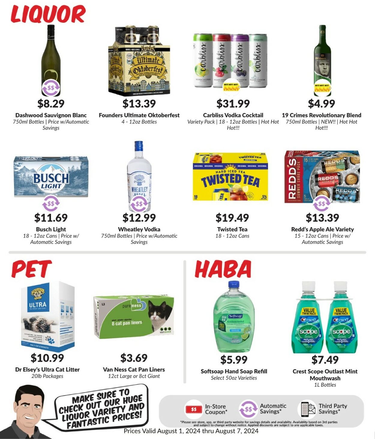 Weekly ad Woodman's Market 08/01/2024 - 08/07/2024