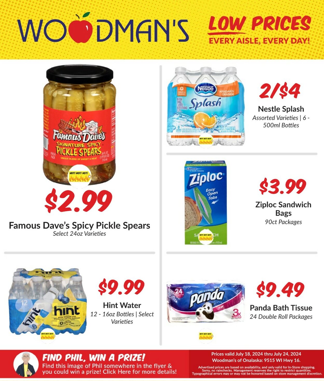 Weekly ad Woodman's Market 07/18/2024 - 07/24/2024