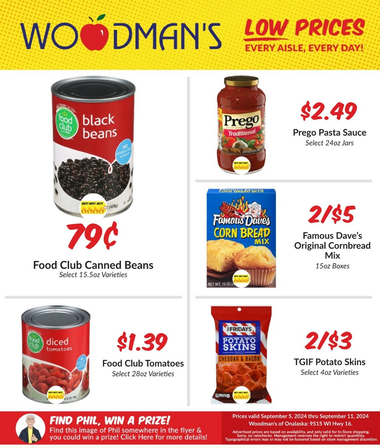 Weekly ad Woodman's Market 09/05/2024 - 09/11/2024