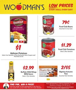 Weekly ad Woodman's Market 09/21/2023 - 09/27/2023