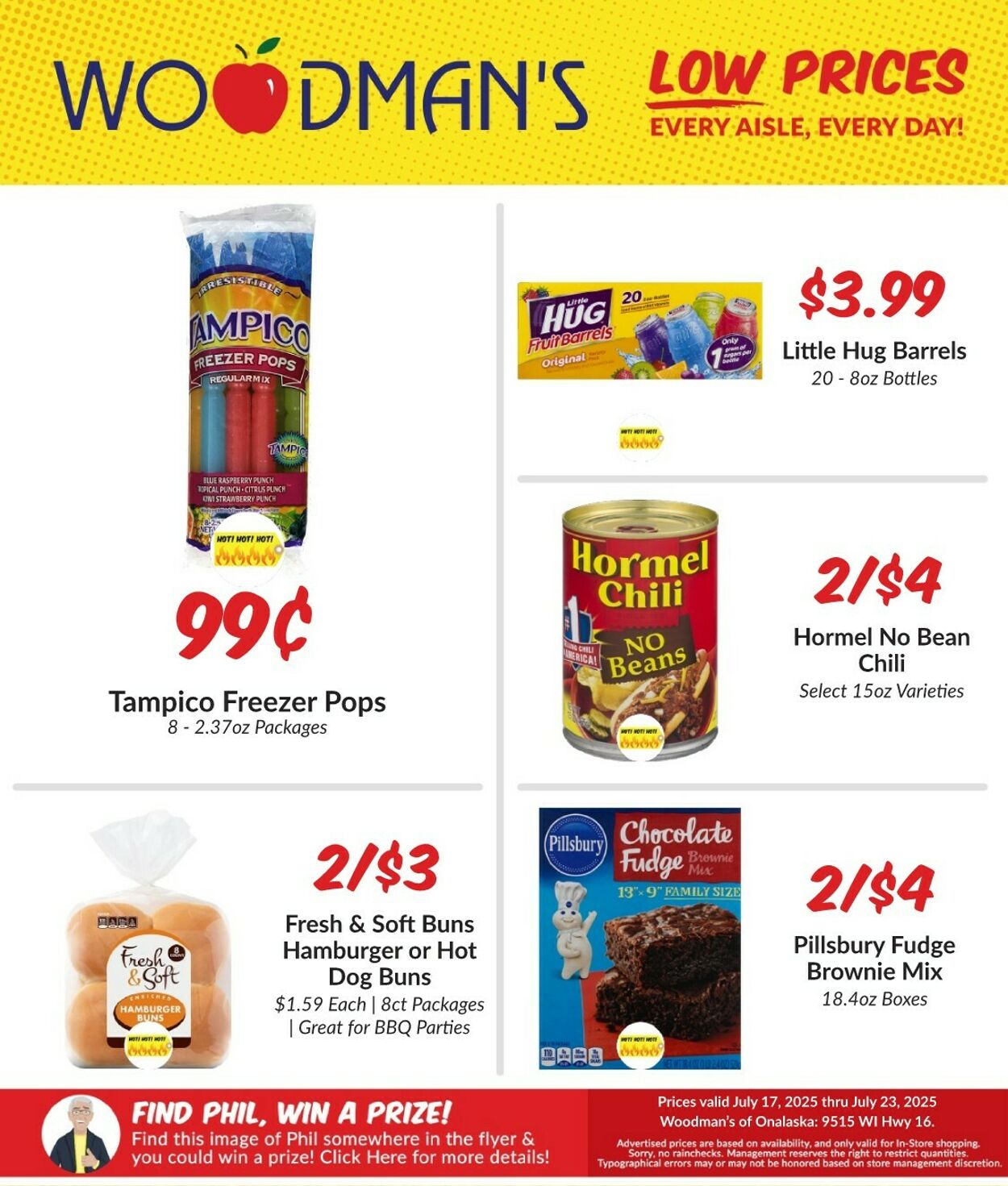 Weekly ad Woodman's Market 07/17/2025 - 07/23/2025