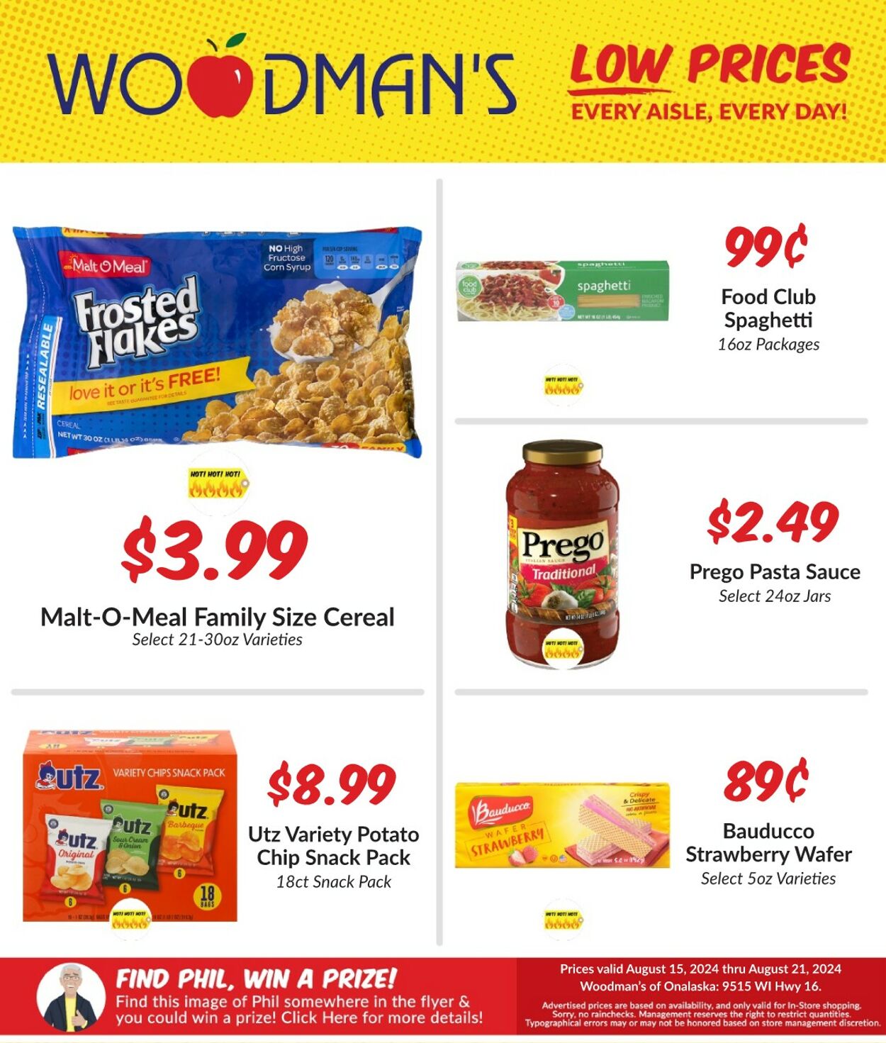 Weekly ad Woodman's Market 08/15/2024 - 08/21/2024