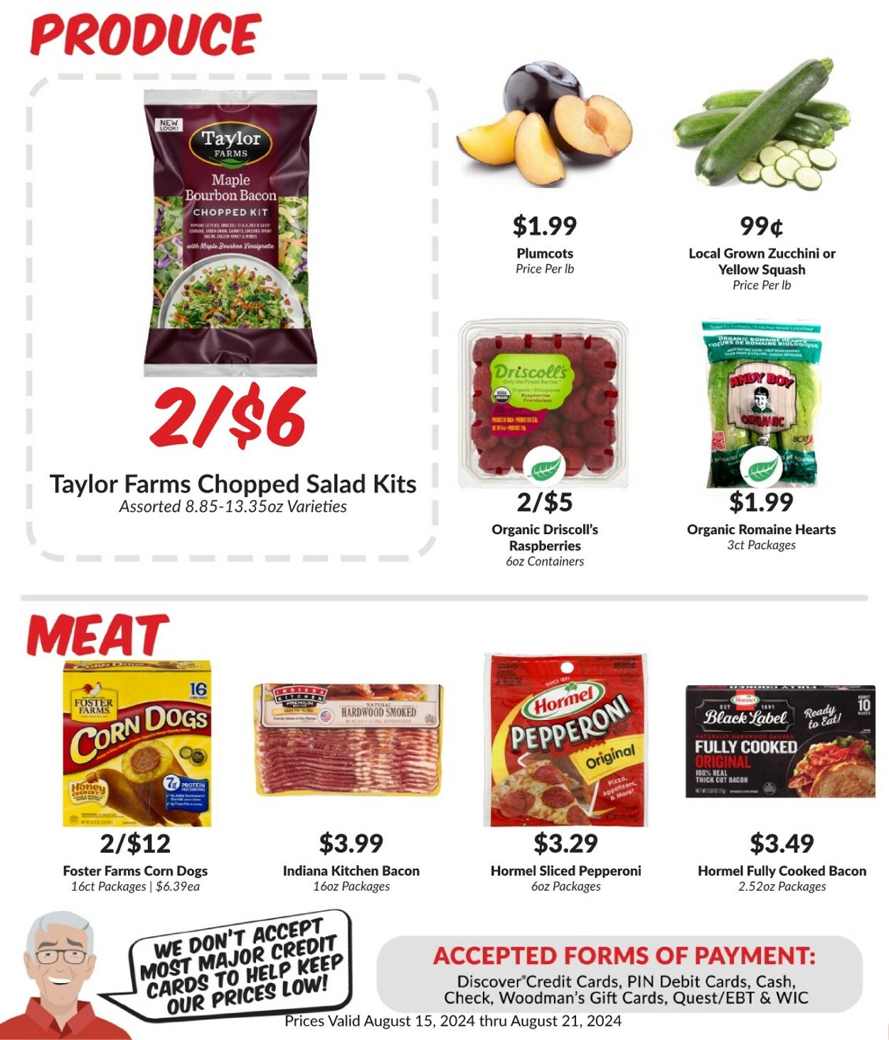 Weekly ad Woodman's Market 08/15/2024 - 08/21/2024