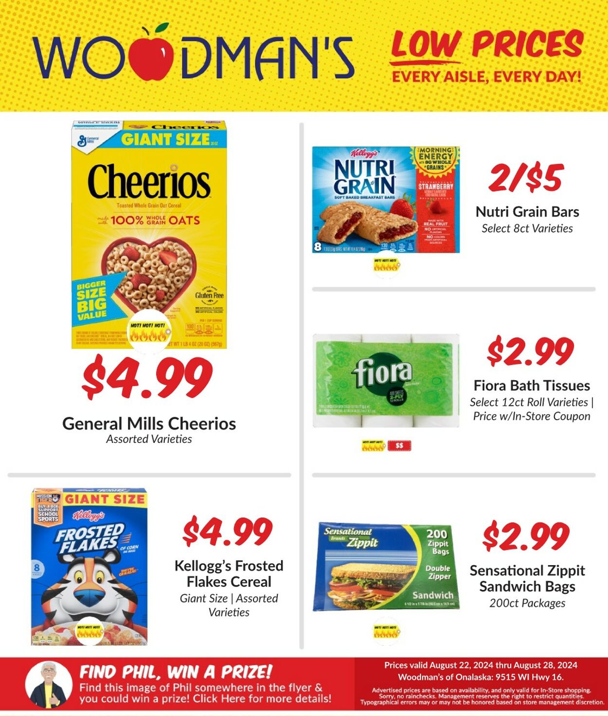 Weekly ad Woodman's Market 08/22/2024 - 08/28/2024