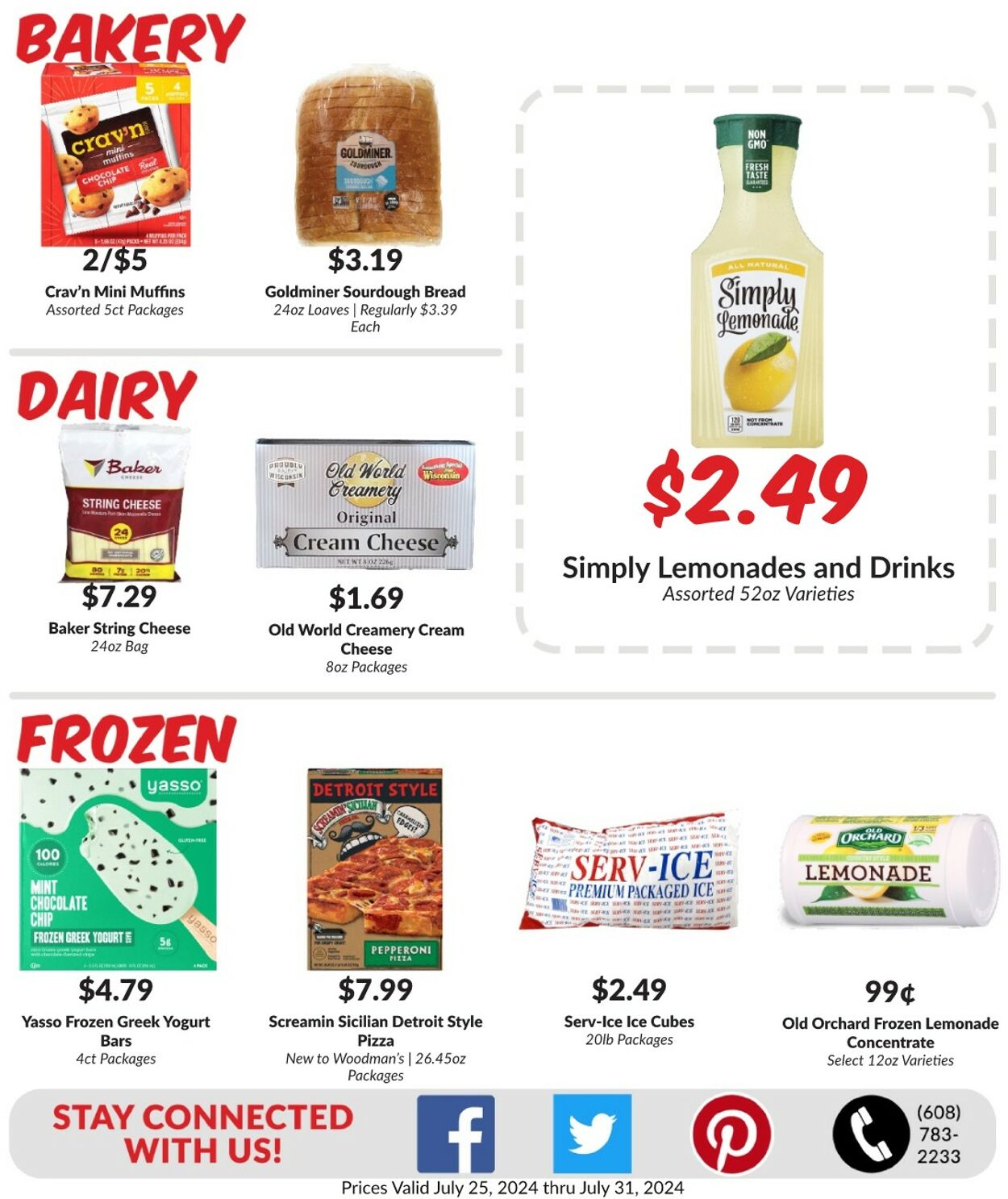 Weekly ad Woodman's Market 07/25/2024 - 07/31/2024