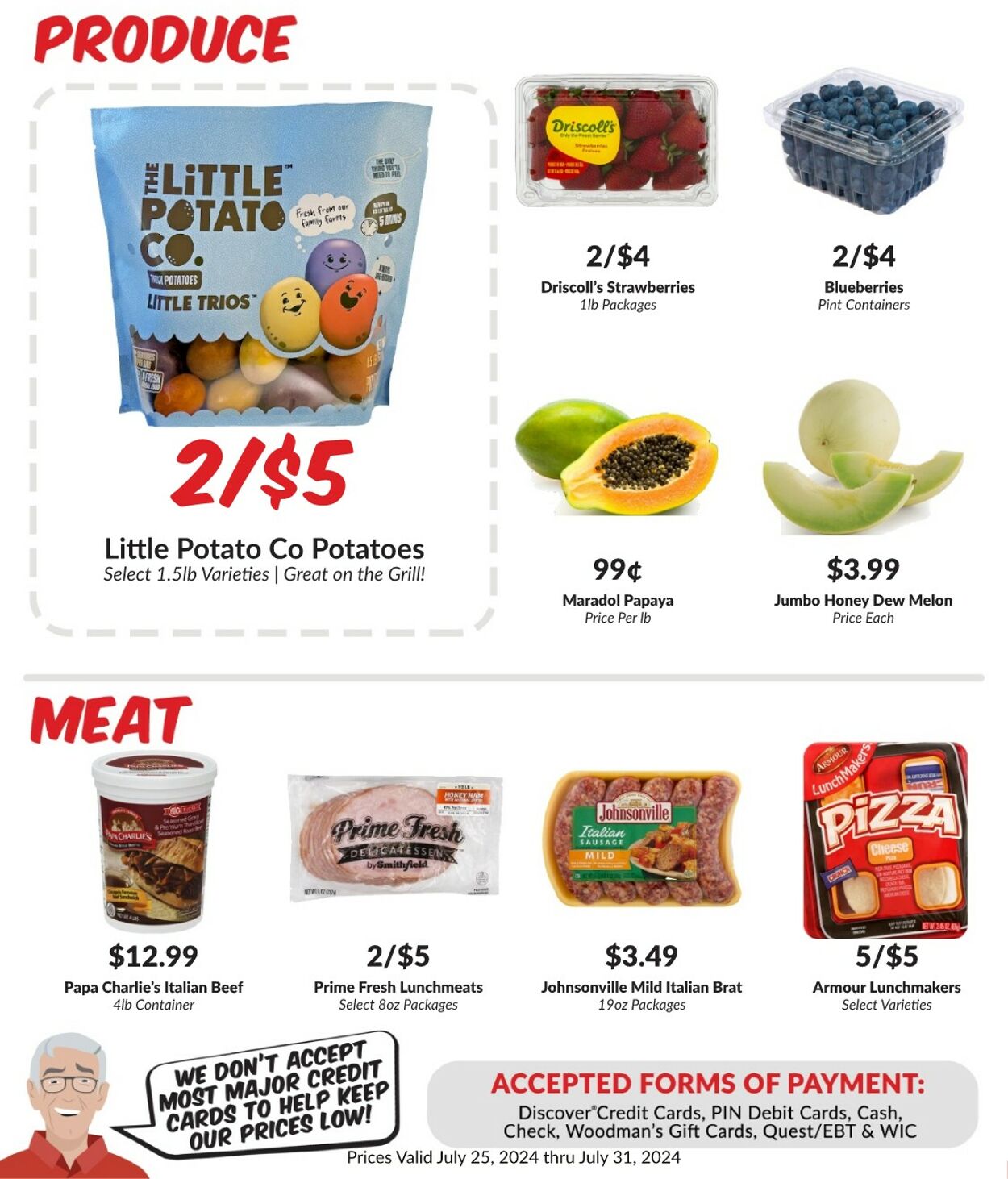 Weekly ad Woodman's Market 07/25/2024 - 07/31/2024