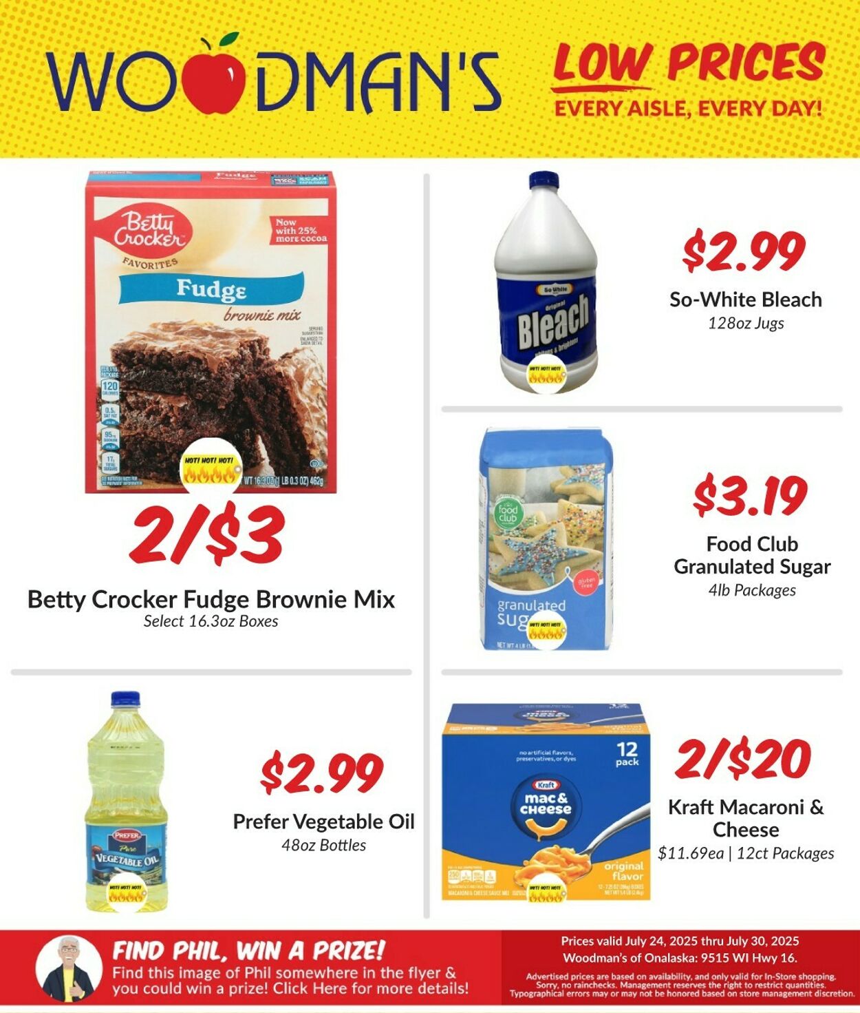Weekly ad Woodman's Market 07/24/2025 - 07/30/2025