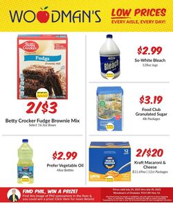 Weekly ad Woodman's Market 07/24/2025 - 07/30/2025