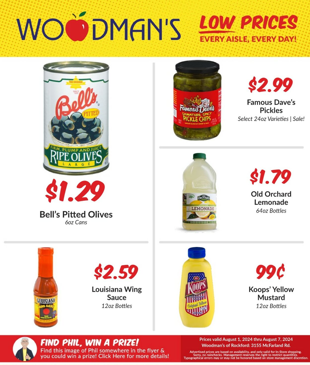 Weekly ad Woodman's Market 08/01/2024 - 08/07/2024