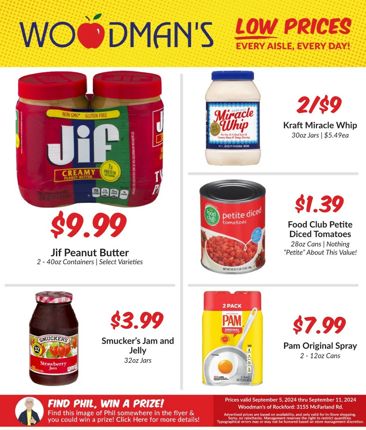 Weekly ad Woodman's Market 09/05/2024 - 09/11/2024