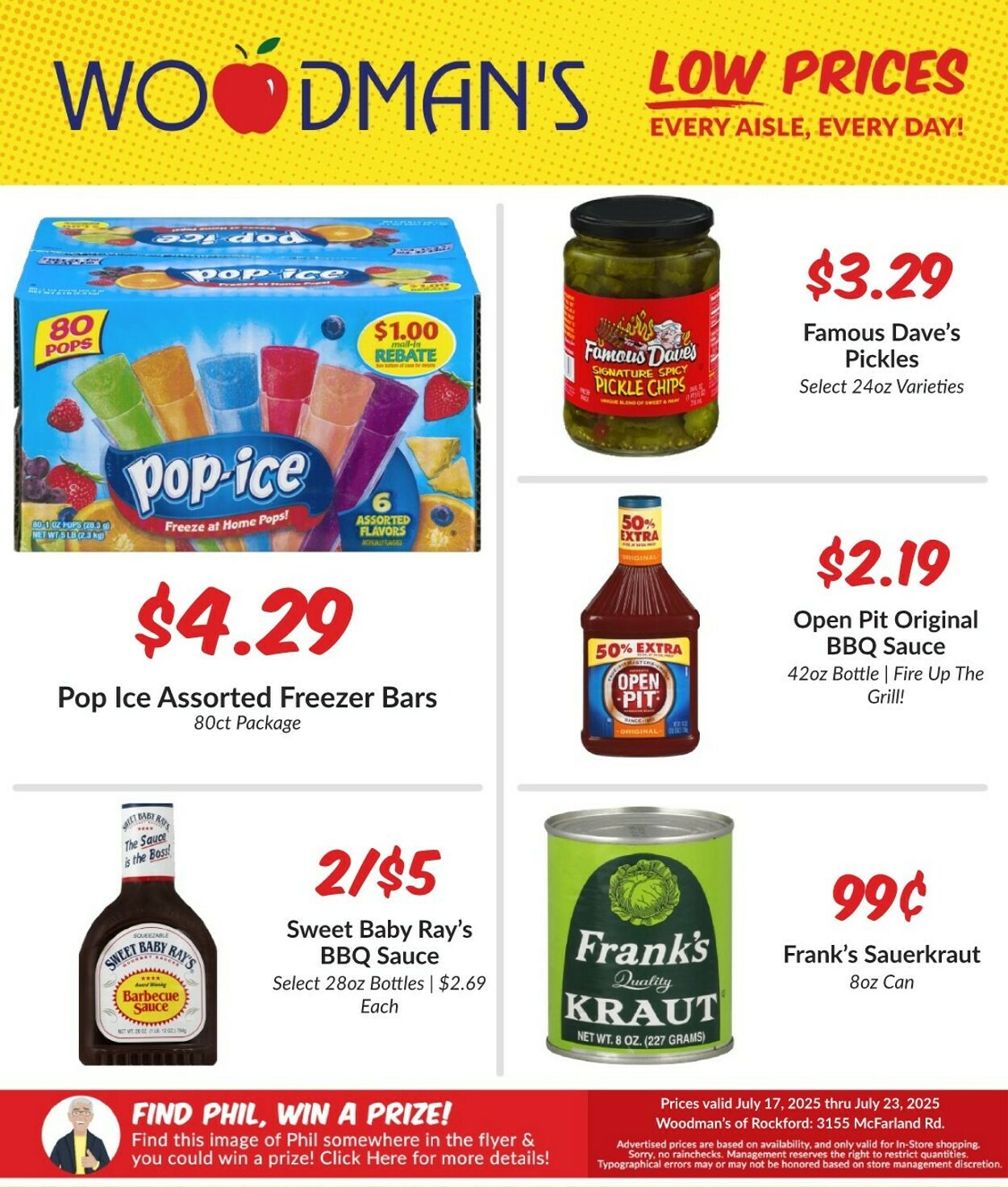 Weekly ad Woodman's Market 07/17/2025 - 07/23/2025