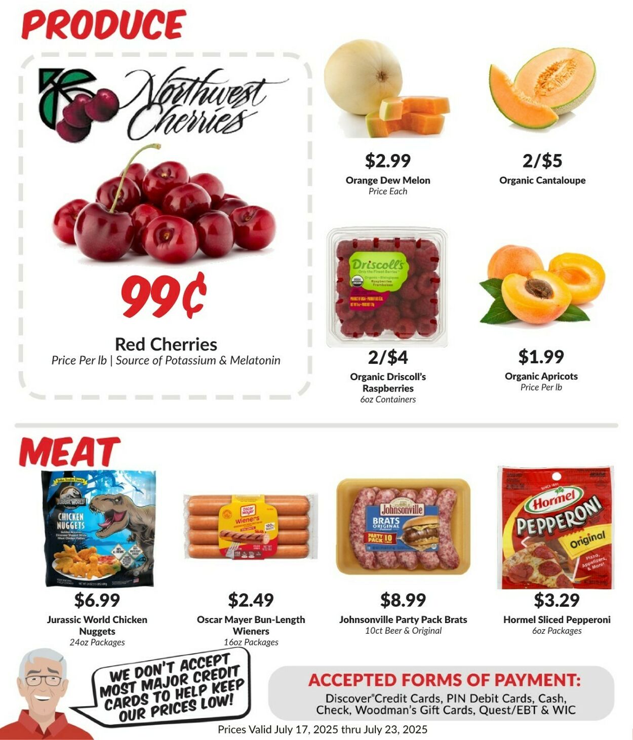 Weekly ad Woodman's Market 07/17/2025 - 07/23/2025