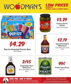 Weekly ad Woodman's Market 07/17/2025 - 07/23/2025