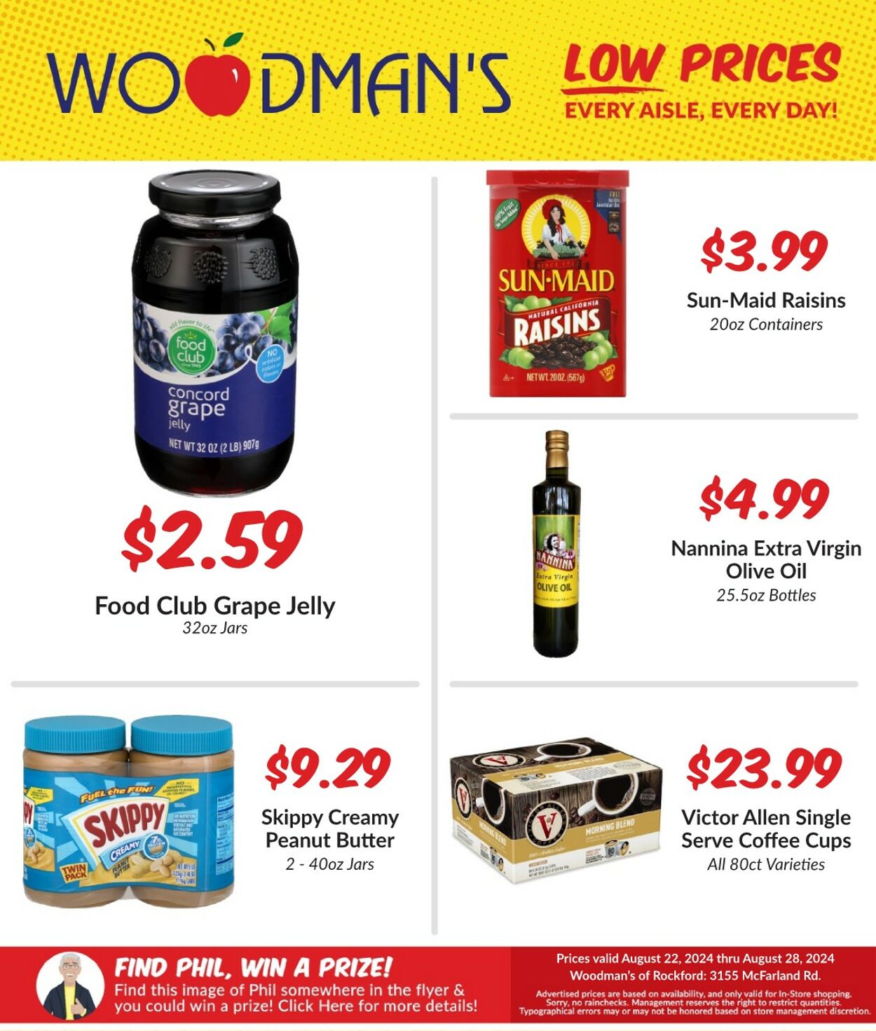 Weekly ad Woodman's Market 08/22/2024 - 08/28/2024