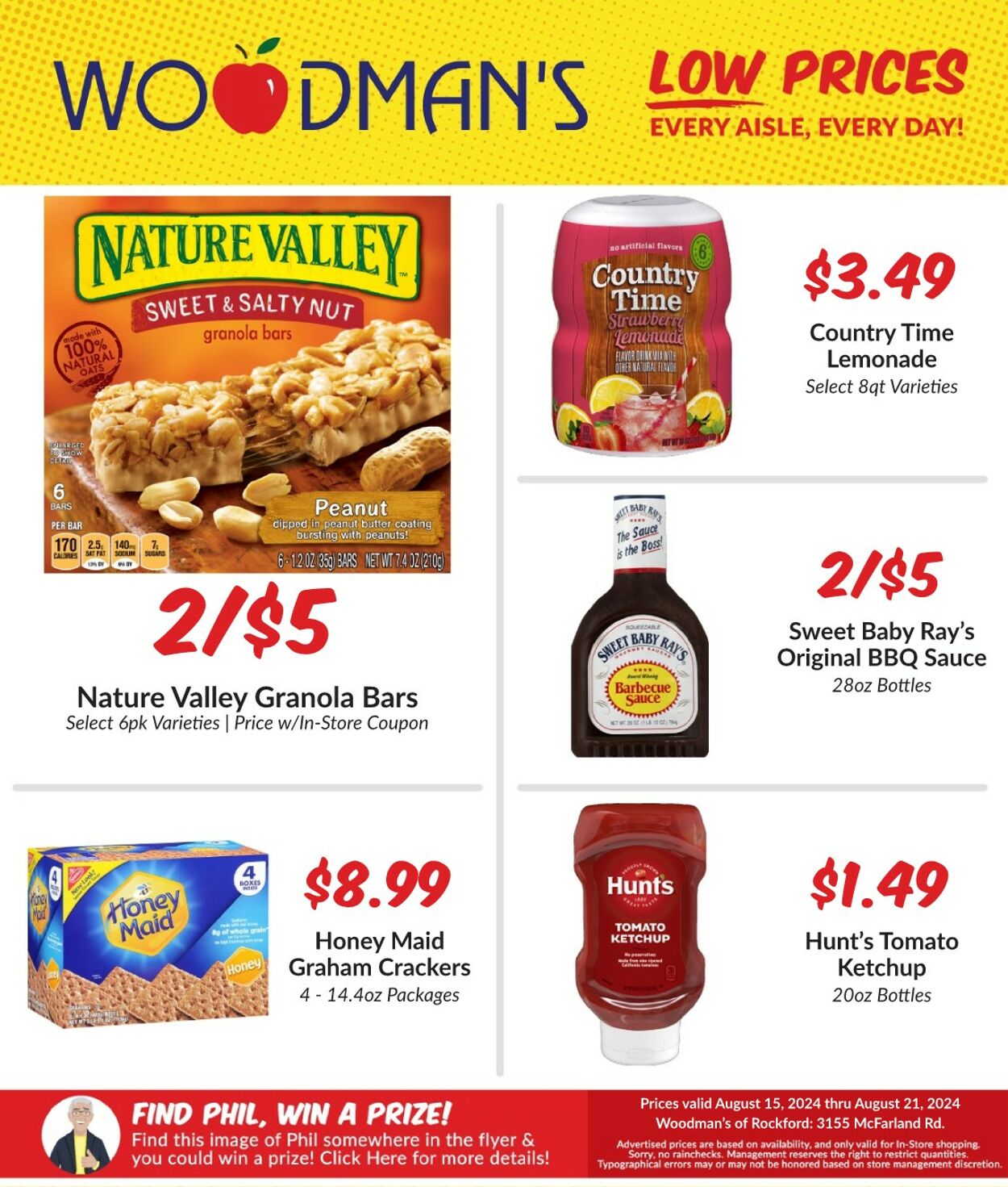 Weekly ad Woodman's Market 08/15/2024 - 08/21/2024