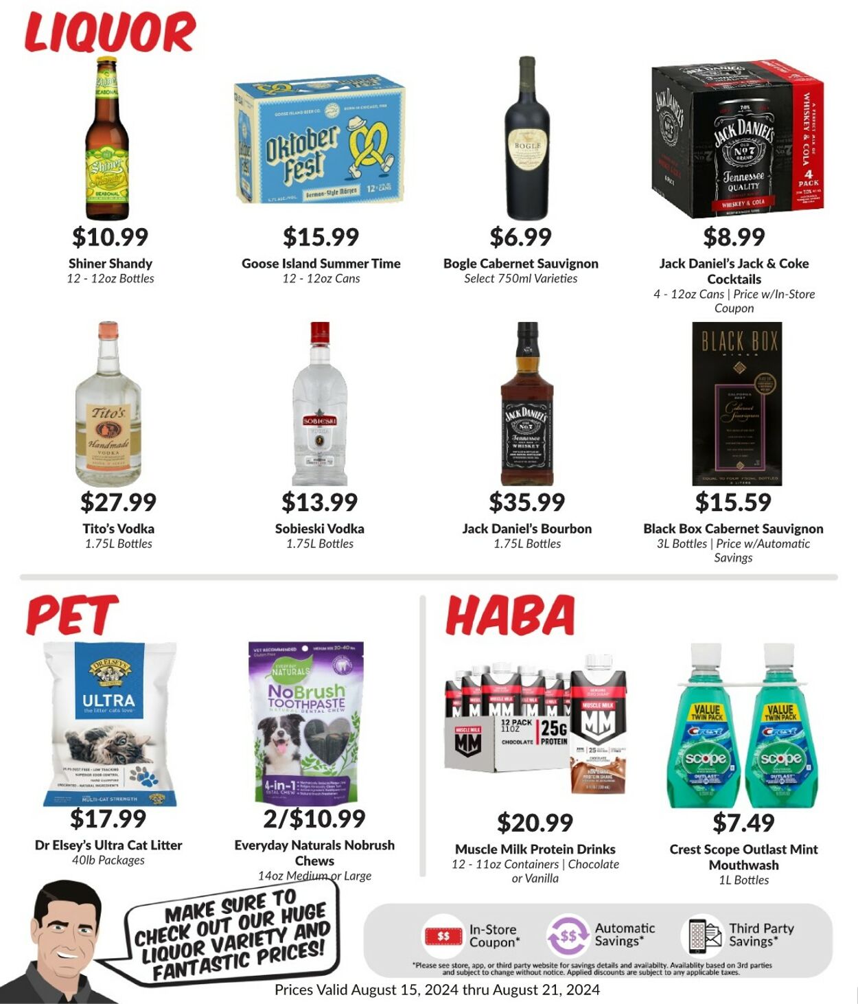 Weekly ad Woodman's Market 08/15/2024 - 08/21/2024