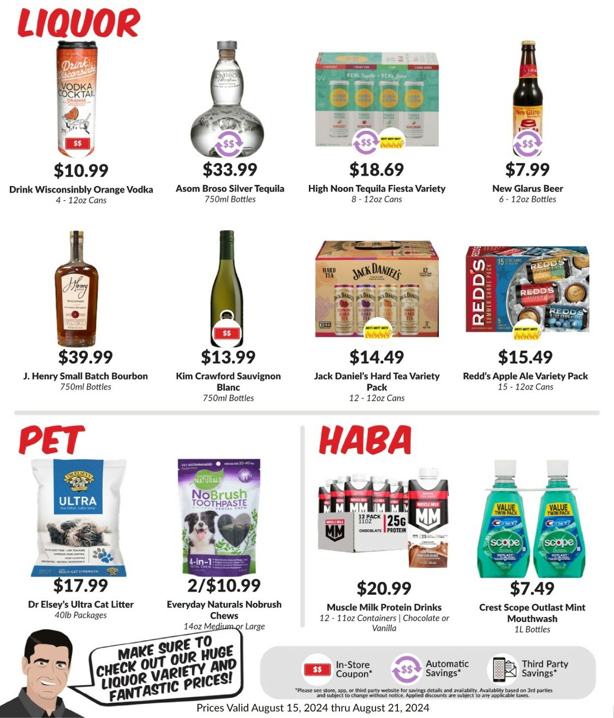 Weekly ad Woodman's Market 08/15/2024 - 08/21/2024