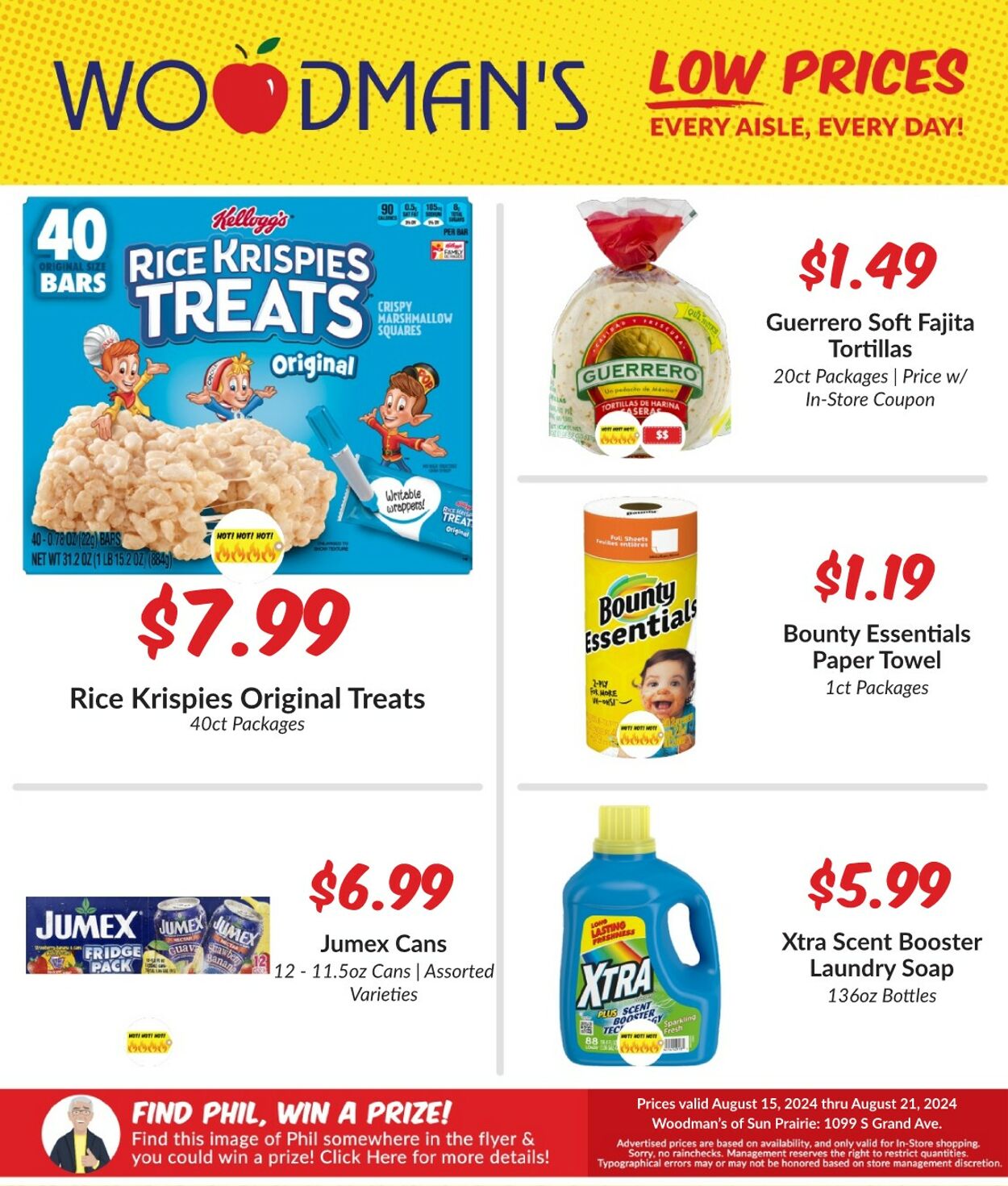 Weekly ad Woodman's Market 08/15/2024 - 08/21/2024