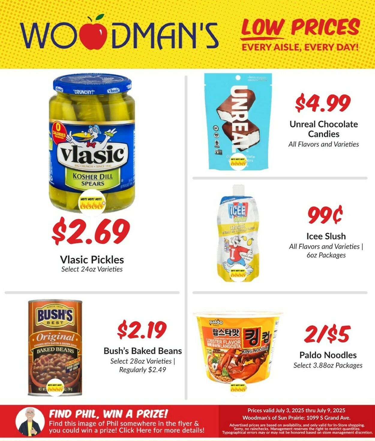 Weekly ad Woodman's Market 07/03/2025 - 07/09/2025