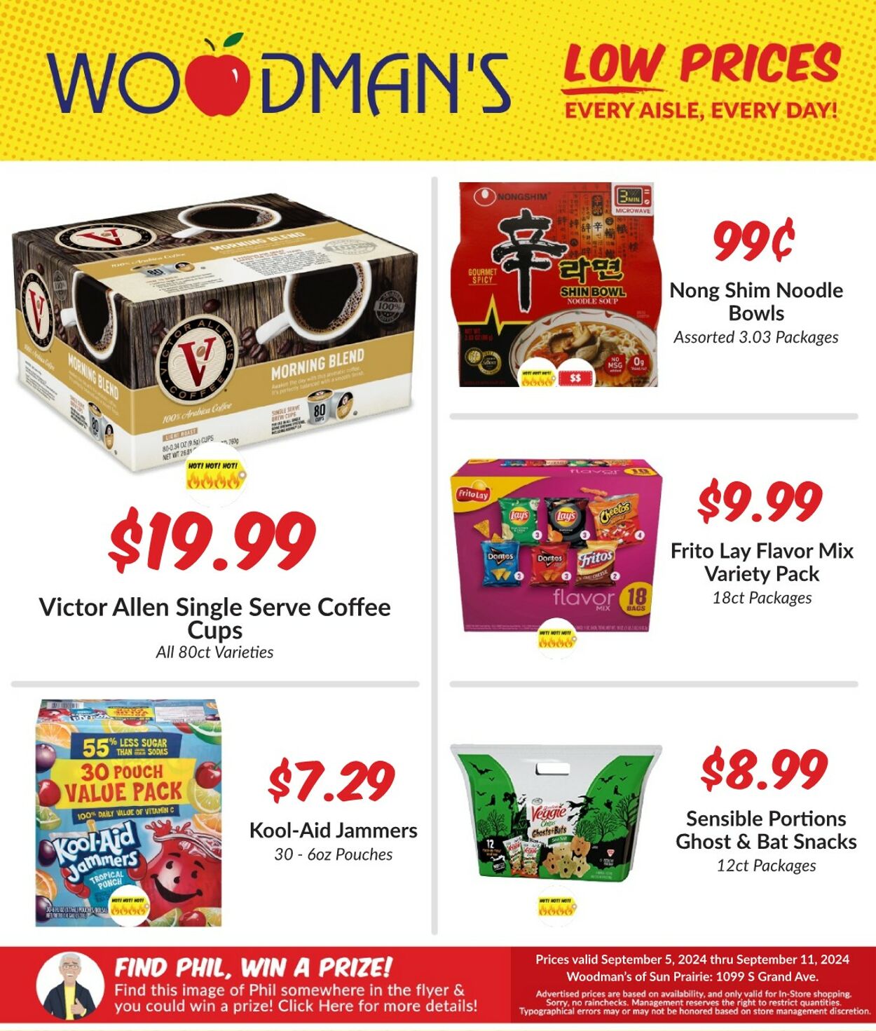 Weekly ad Woodman's Market 09/05/2024 - 09/11/2024