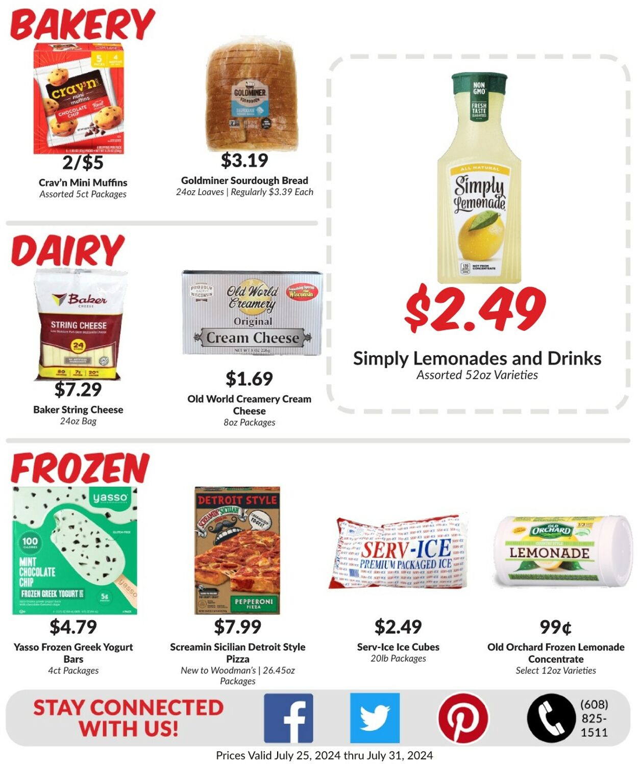 Weekly ad Woodman's Market 07/25/2024 - 07/31/2024