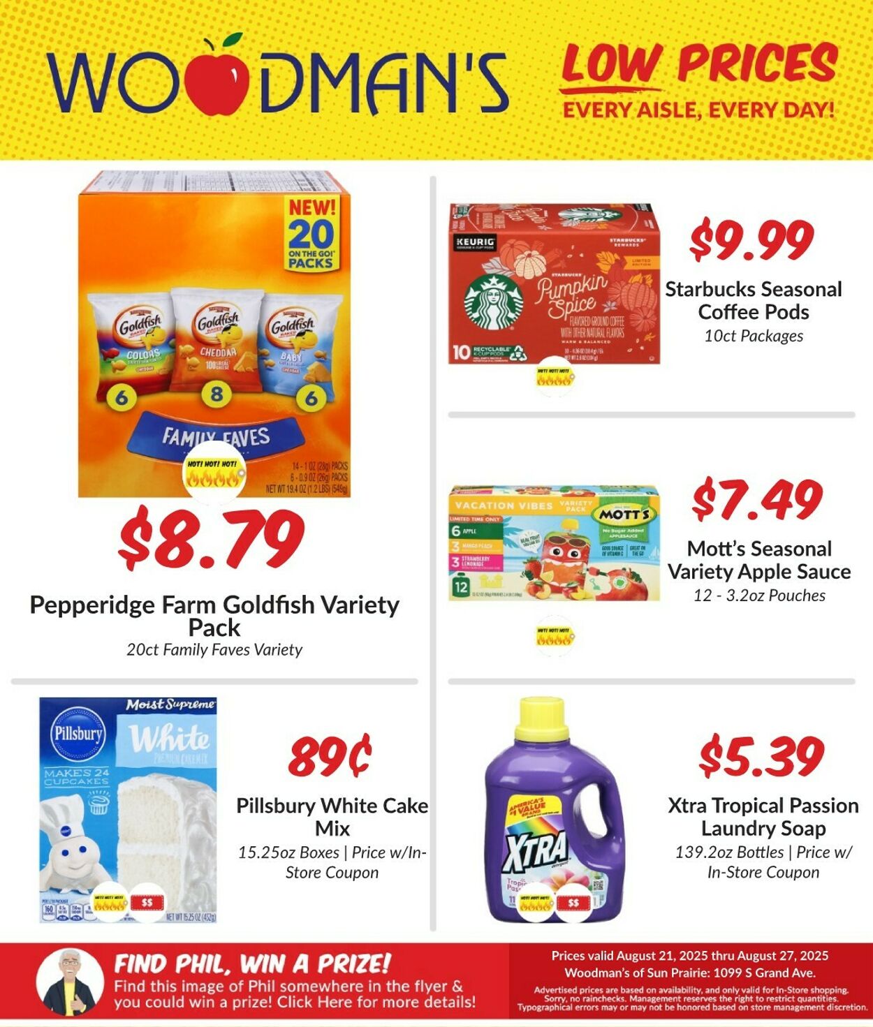 Weekly ad Woodman's Market 08/21/2025 - 08/27/2025