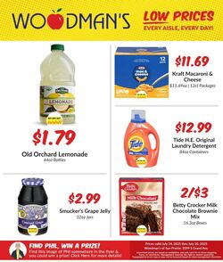 Weekly ad Woodman's Market 07/24/2025 - 07/30/2025