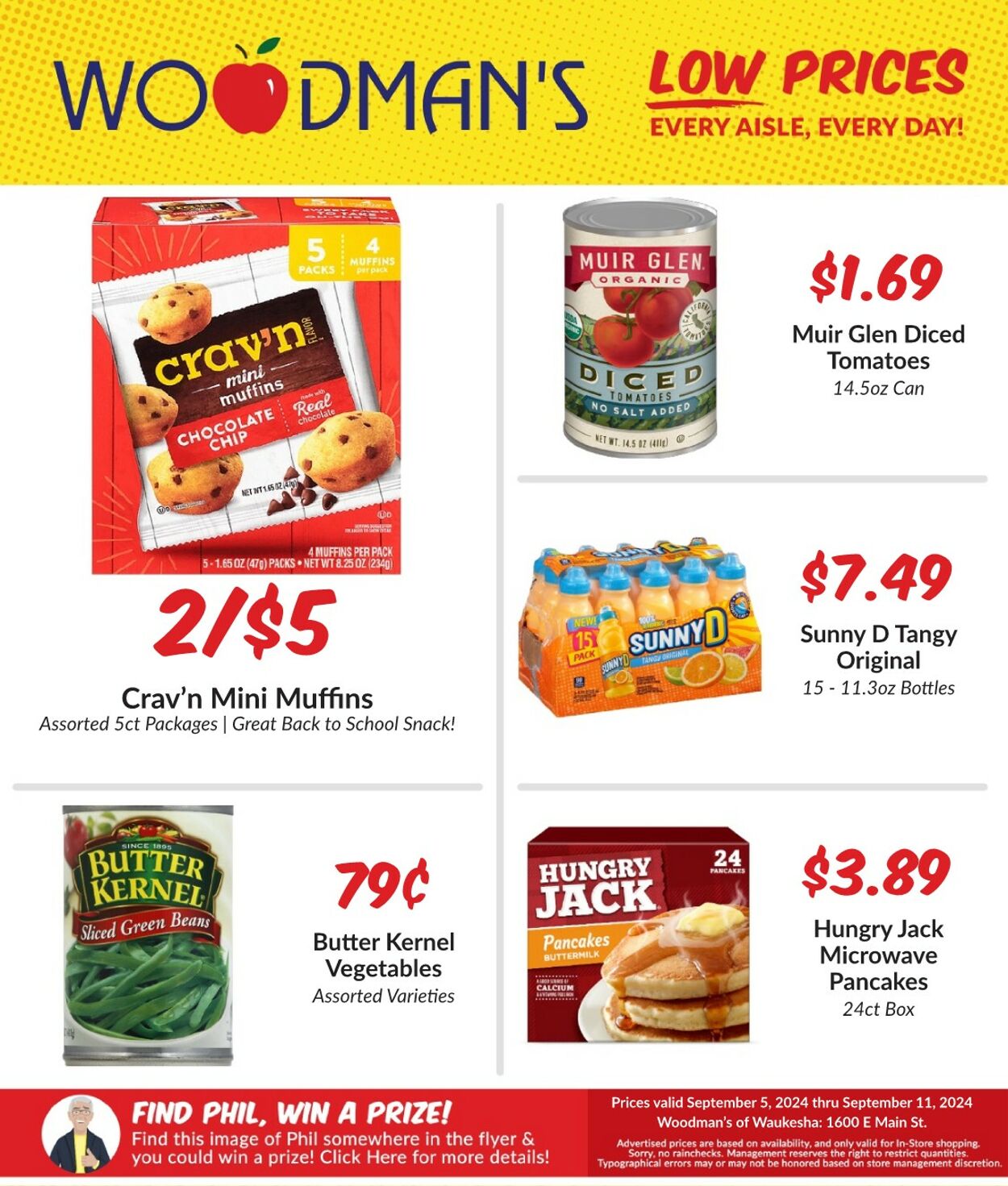 Weekly ad Woodman's Market 09/05/2024 - 09/11/2024