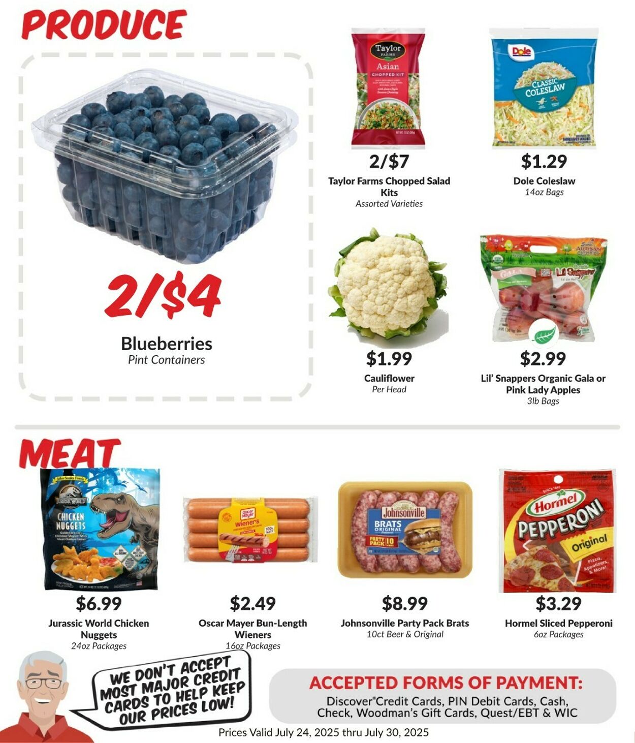 Weekly ad Woodman's Market 07/24/2025 - 07/30/2025