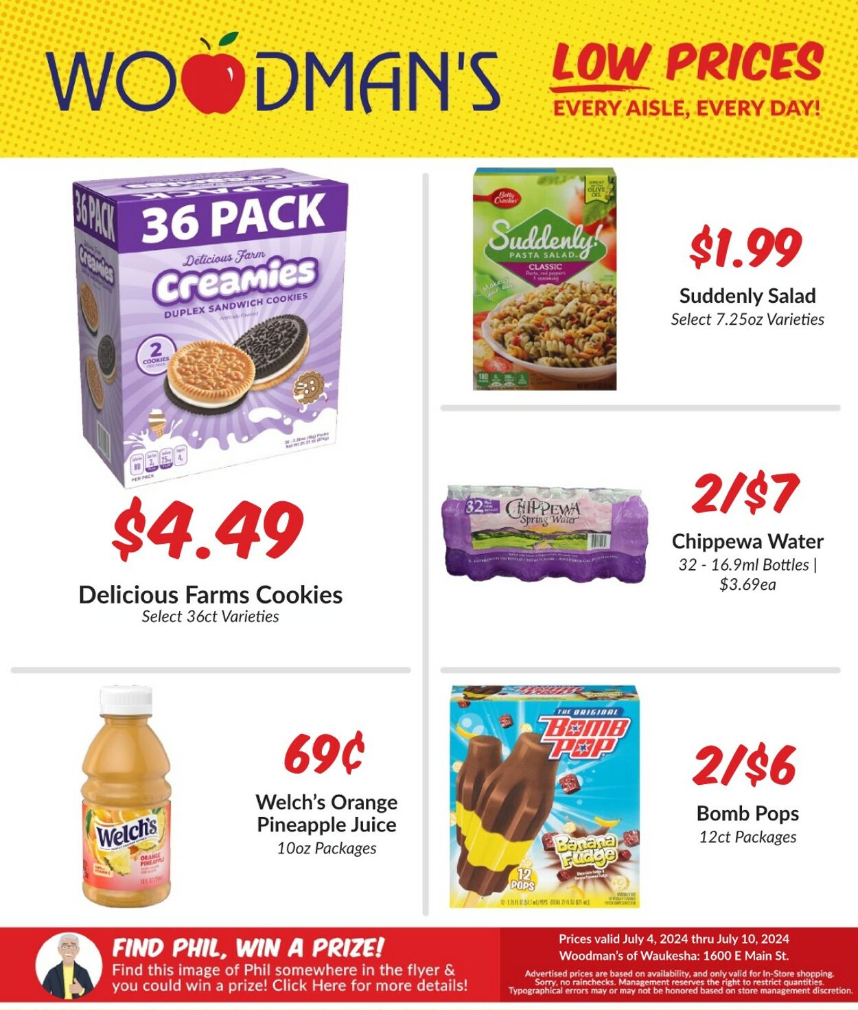 Weekly ad Woodman's Market 07/04/2024 - 07/10/2024