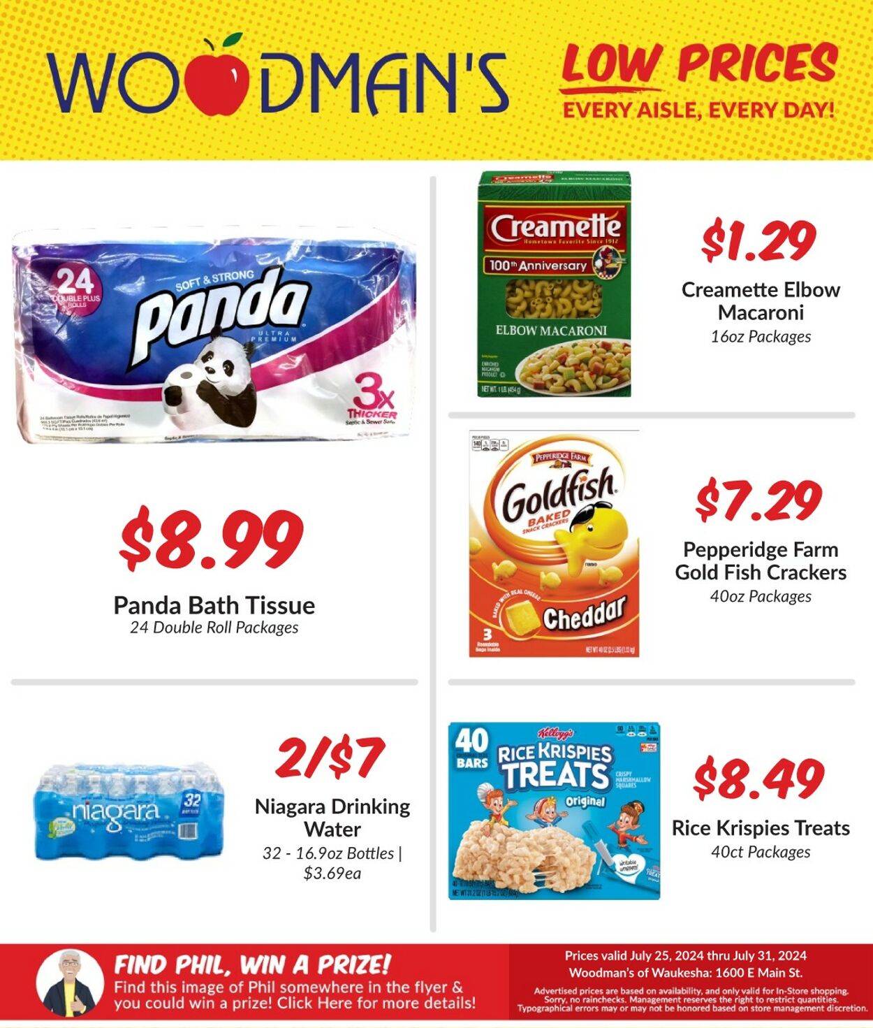 Weekly ad Woodman's Market 07/25/2024 - 07/31/2024