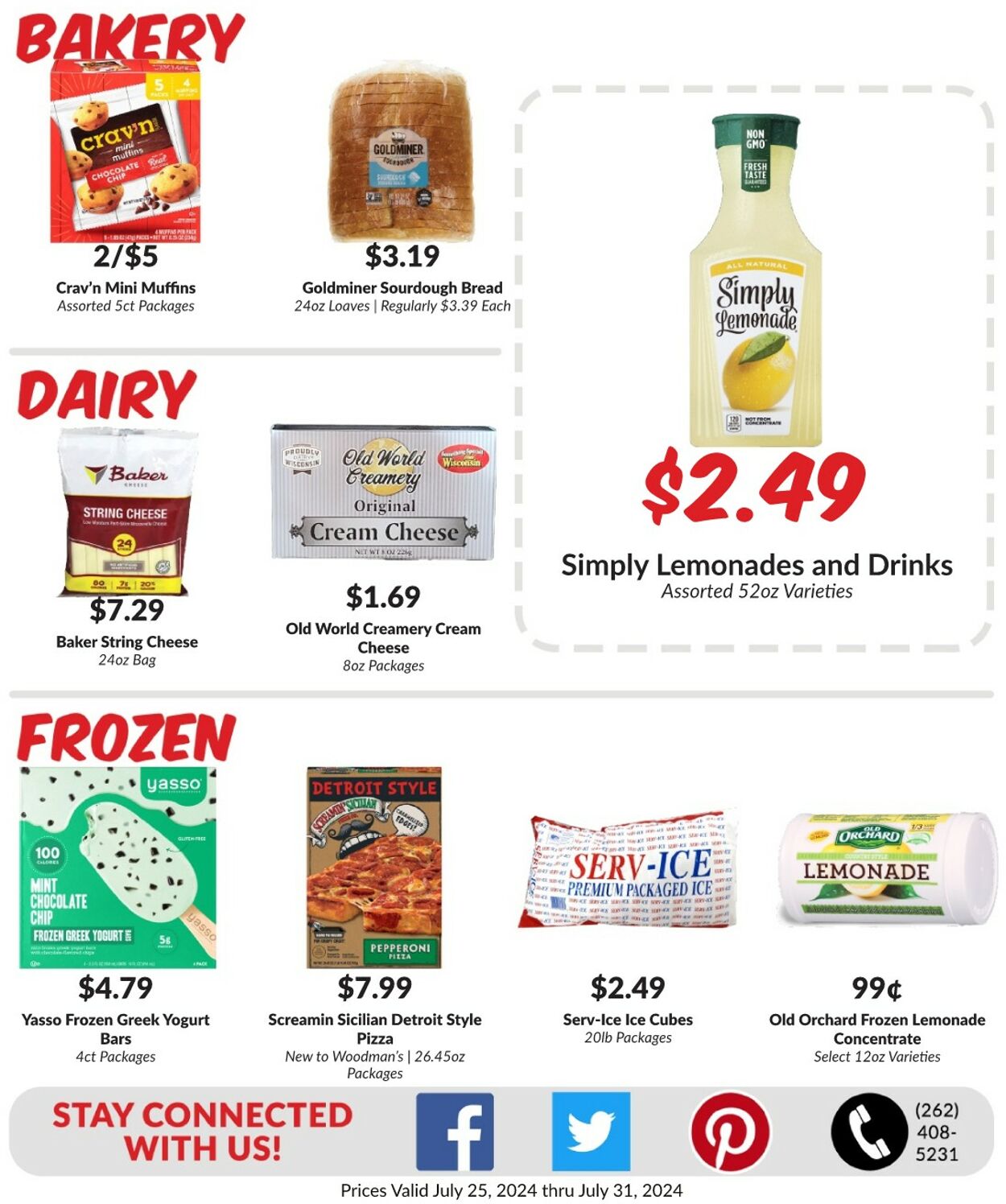 Weekly ad Woodman's Market 07/25/2024 - 07/31/2024