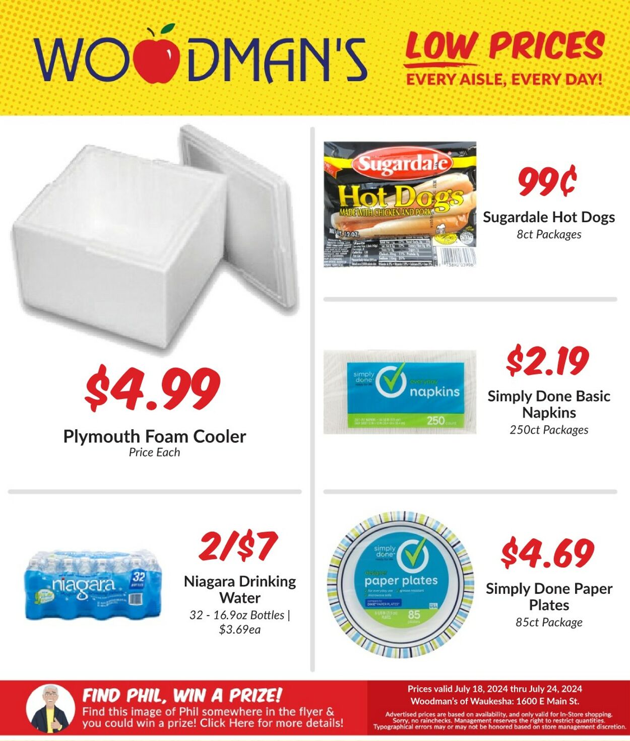 Weekly ad Woodman's Market 07/18/2024 - 07/24/2024