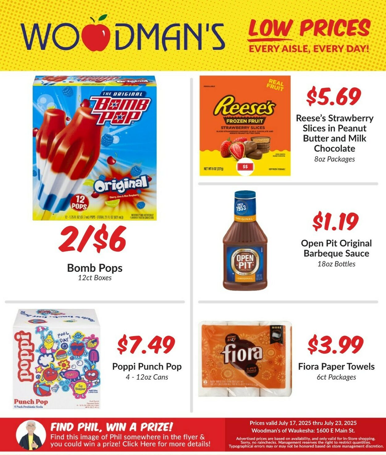 Weekly ad Woodman's Market 07/17/2025 - 07/23/2025